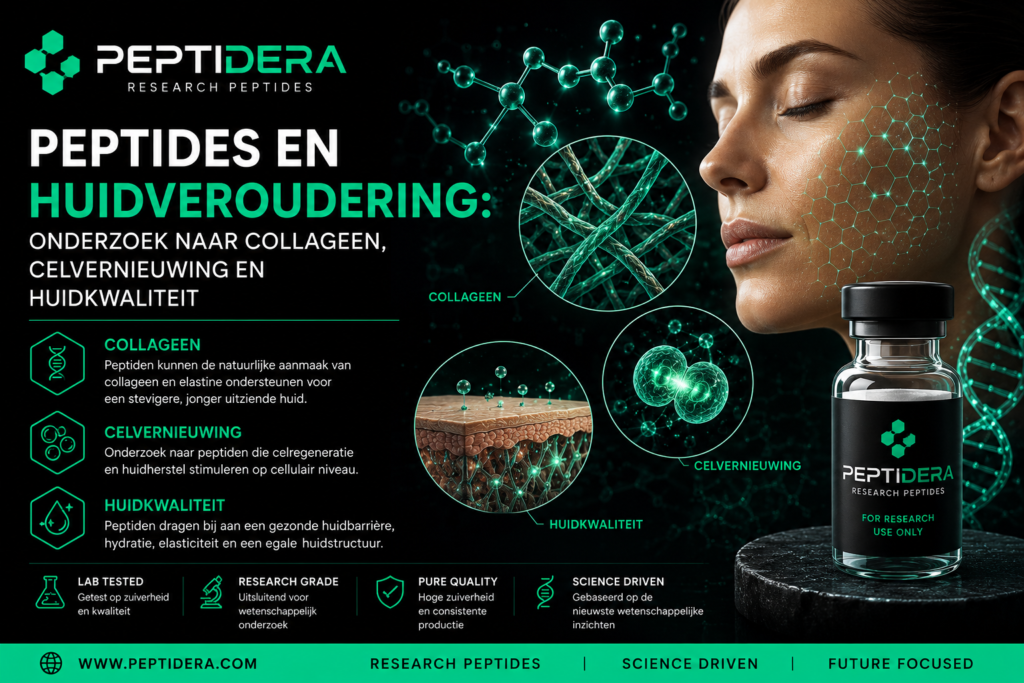 Peptides en Huidveroudering: Onderzoek naar Collageen, Celvernieuwing en Huidkwaliteit chatgpt image 3 aug 2026, 18 10 20