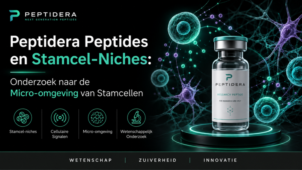 Peptidera Peptides en Stamcel-Niches: Onderzoek naar de Micro-omgeving van Stamcellen chatgpt image 3 aug 2026, 19 43 04