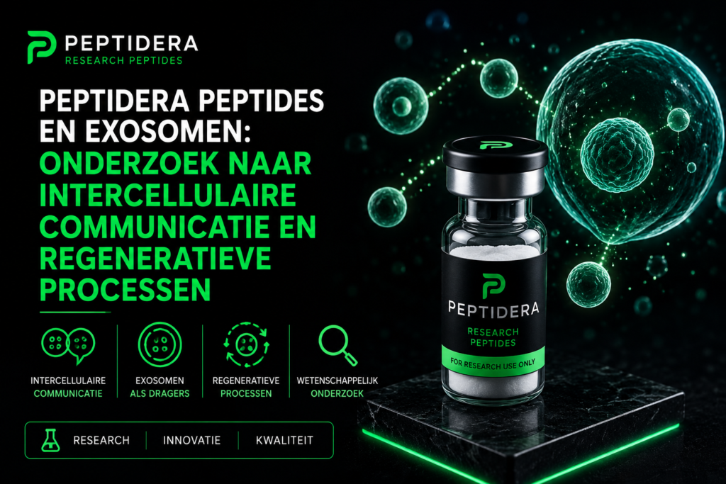 Peptidera Peptides en Exosomen: Onderzoek naar Intercellulaire Communicatie en Regeneratieve Processen chatgpt image 3 aug 2026, 21 11 06