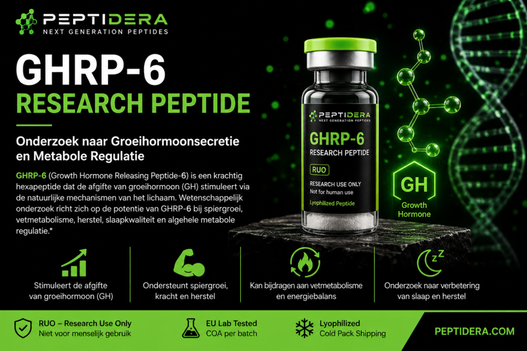 GHRP-6 Research Peptide | Onderzoek naar Groeihormoonsecretie en Metabole Regulatie chatgpt image 4 aug 2026, 20 47 29
