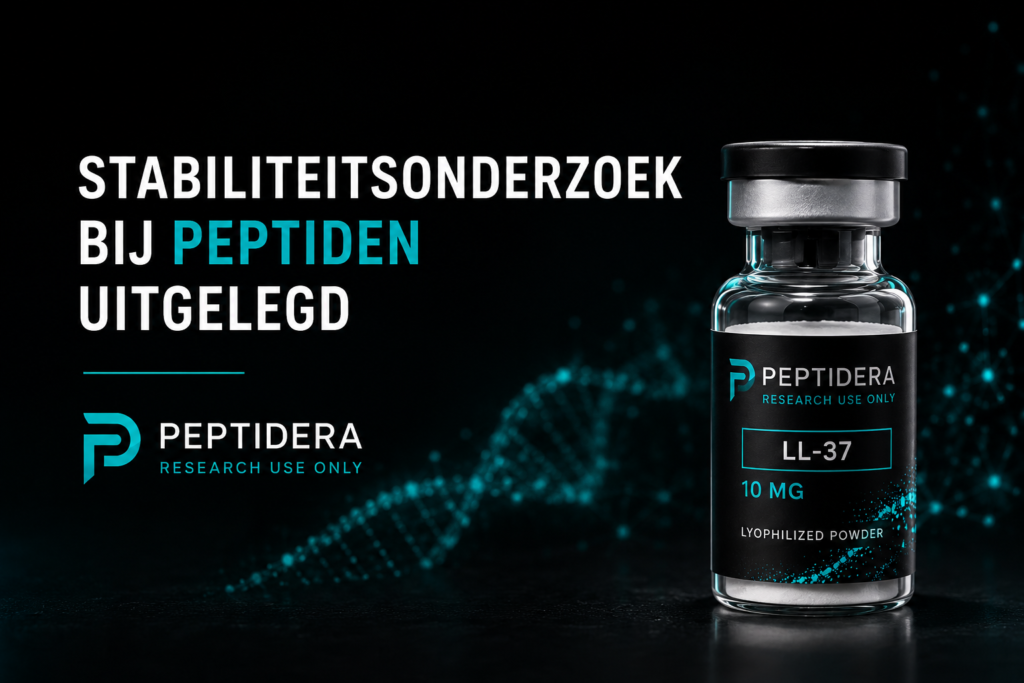 Stabiliteitsonderzoek bij peptiden: opzet en interpretatie chatgpt image 7 aug 2026, 12 08 35