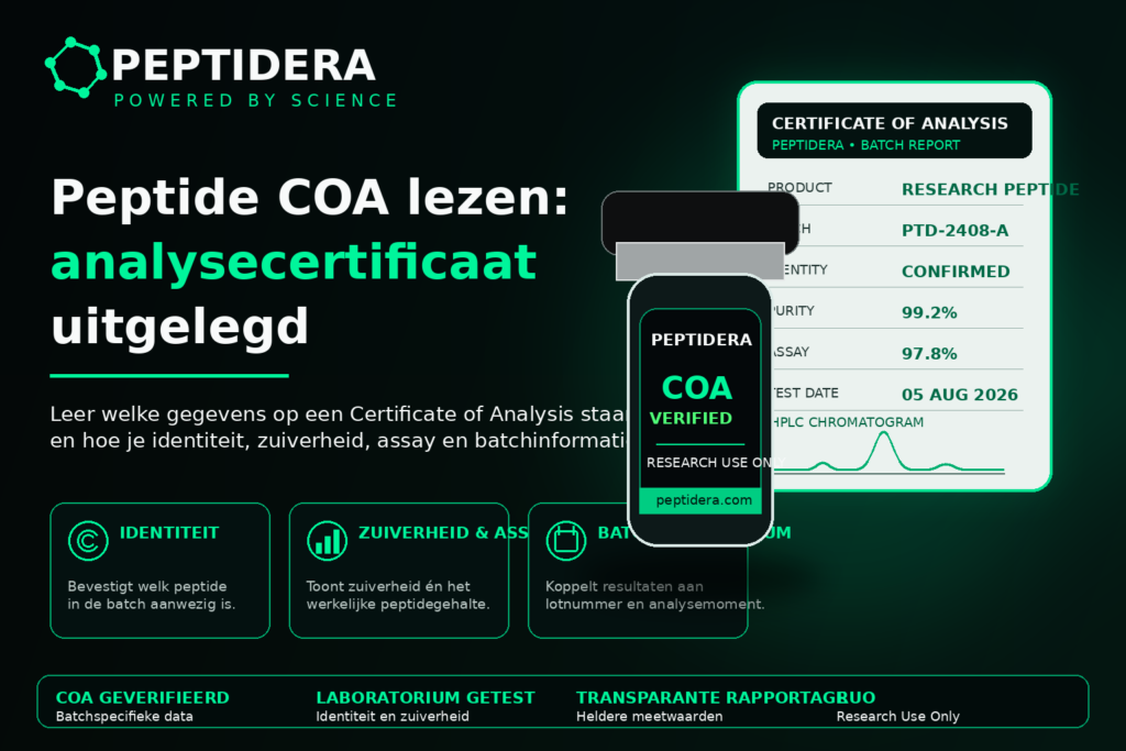 Peptide-COA lezen: wat zegt een analysecertificaat werkelijk? peptide coa lezen analysecertificaat uitgelegd