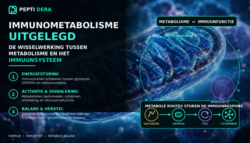 Immunometabolisme: hoe metabolisme immuuncellen beïnvloedt peptidera immunometabolisme