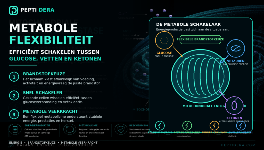 Metabole flexibiliteit: schakelen tussen glucose en vet peptidera metabole flexibiliteit (1)