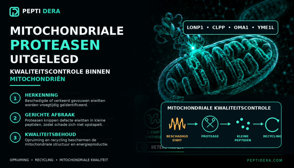 peptidera mitochondriale proteasen